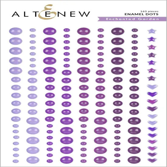 Enchanted Garden Enamel Dots {1}