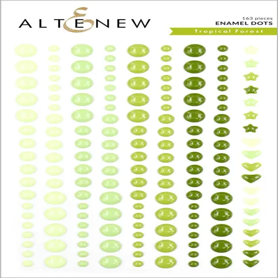 Tropical Forest Enamel Dots {1}