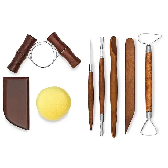 Richeson 8-Piece Beginner Pottery Tool Set {1}