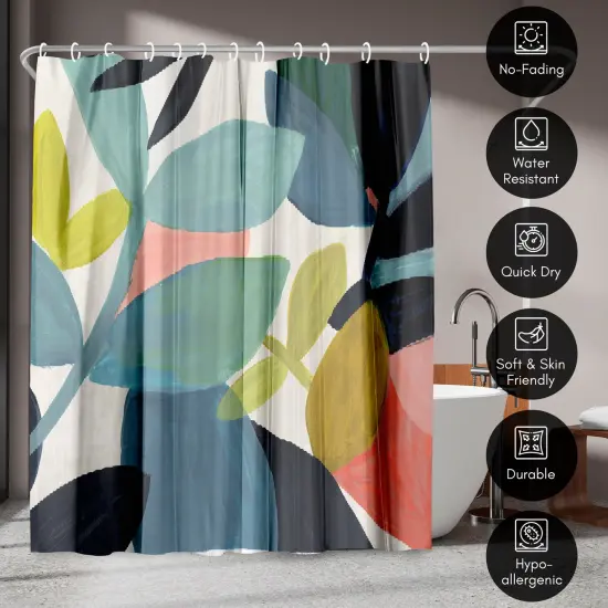 Americanflat 71" x 74" Shower Curtain, Embodiment by PI Creative Art {4}