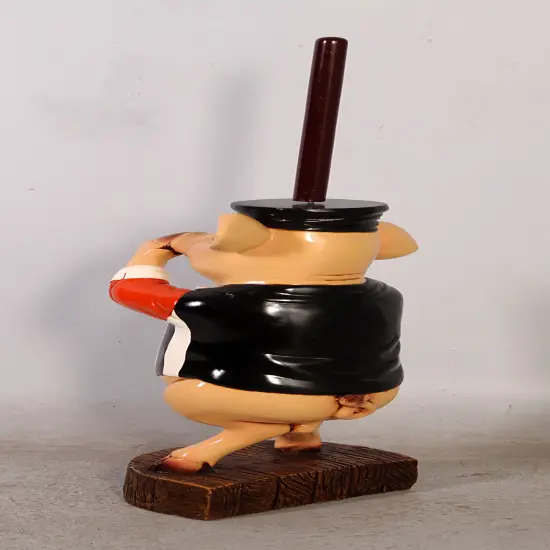 Pig Toilet Paper Holder Statue {3}