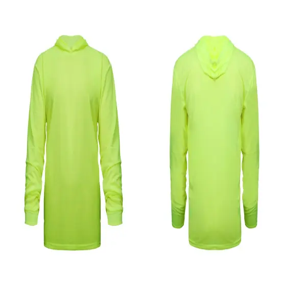 RADYAN&reg; Men's Long Sleeve Classic Fit High Visibility Safety Hoodie Light blue {2}