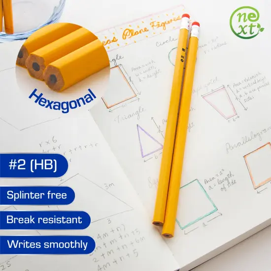 BAZIC Yellow Pencil #2 (20/Pack) {2}