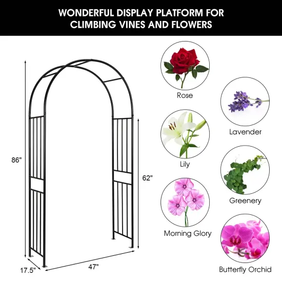 7.2 Feet Garden Decoration Climbing Plants Arch {5}