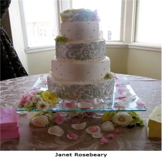 Paisley Cake Stencil Side | C465 by Designer Stencils | Cake Decorating Tools | {4}