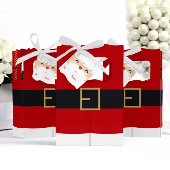 Big Dot of Happiness Jolly Santa Claus - Christmas Party Favor Boxes - 12 Count {4}