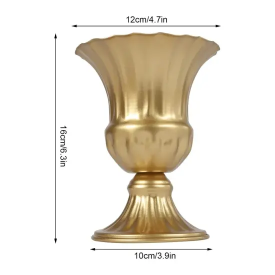 10x Flower Vases Trumpet 16cm Tall Vase Elegant Wedding Party Centerpieces Decor {4}