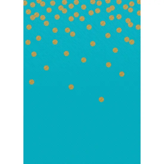 Better Than Paper&reg; Bulletin Board Roll, 4' x 12', Teal Confetti, Pack of 4 {2}