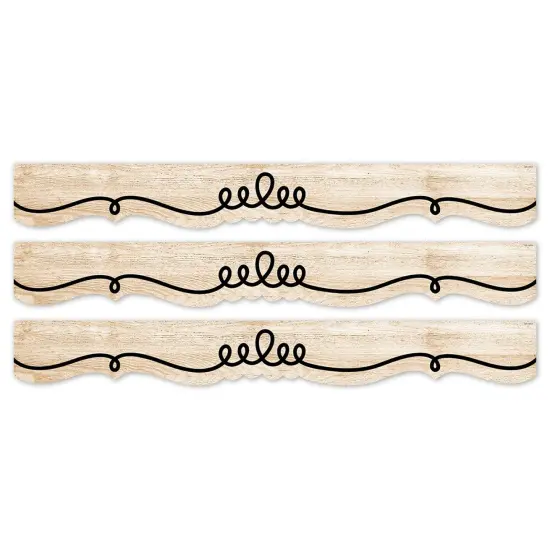 Core Decor Loop-de-Doodle on Wood EZ Border, 48 Feet Per Pack, 3 Packs {1}