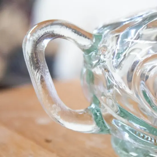 Rayo Chamber Oil Lamp, Portable with Finger Hold, Glass Font and Chimney, 12 in Tall {6}