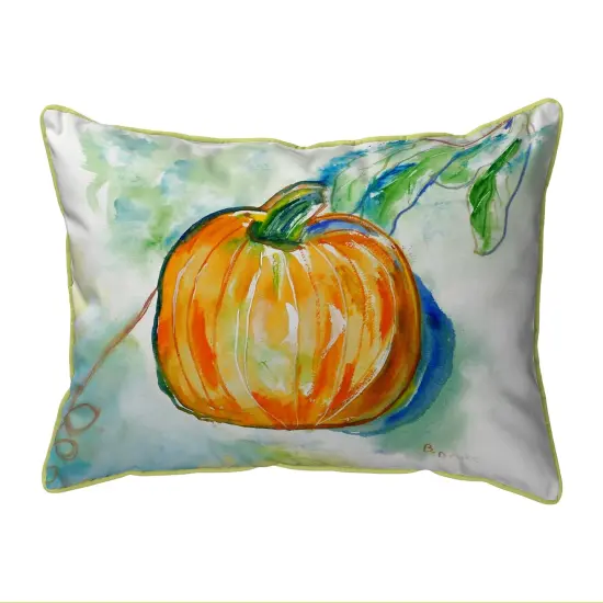 Betsy Drake Pumpkin Extra Large 20 X 24 Indoor / Outdoor Pillow {1}