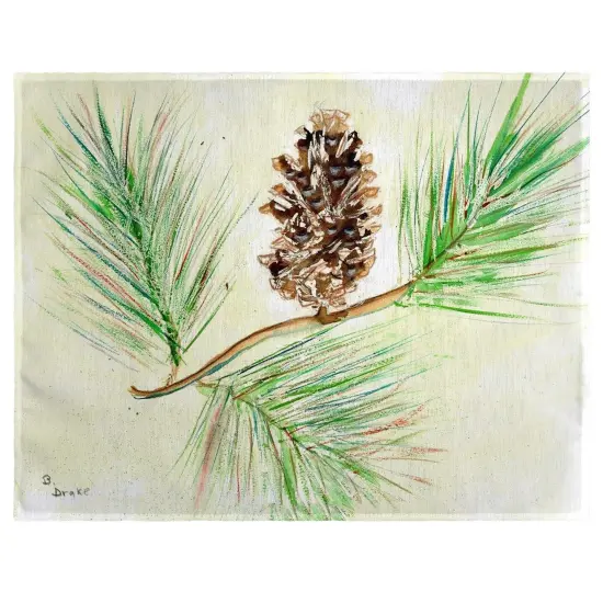 Betsy Drake Betsy's Pine Cone Place Mat Set of 4 {1}