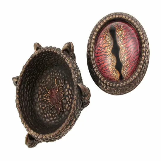 Bronze Finish Dragon Eye Trinket / Stash Box {5}