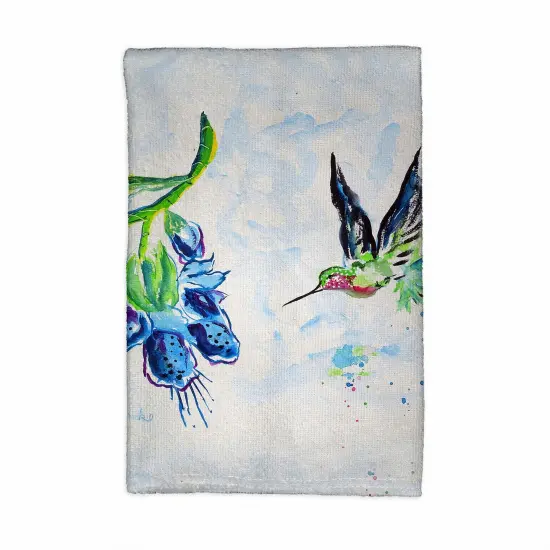 Betsy Drake Hovering Hummingbird Kitchen Towel {1}