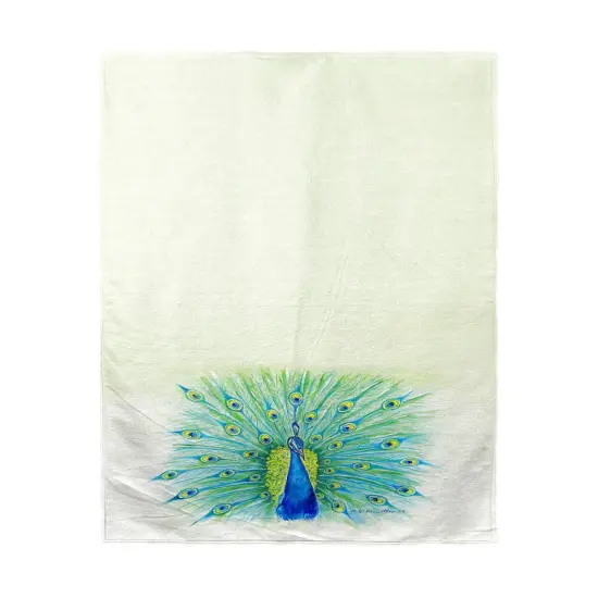 Betsy Drake Peacock Beach Towel Multicolor {1}