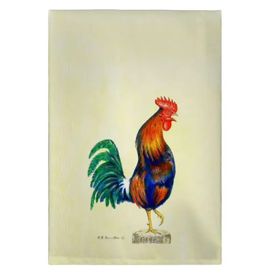 Betsy Drake Rooster Guest Towel {1}