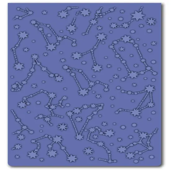 Crafter's Companion Cosmic 2D Embossing Folder 6"X4"-Cosmic Constellation {2}