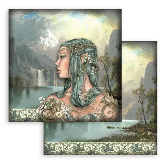 Stamperia Double-Sided Paper Pad 12"X12" 10/Pkg-Magic Forest, 10 Designs/1 Each {5}