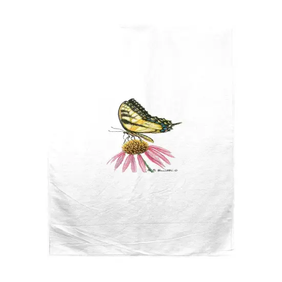 Betsy Drake Tiger Swallowtail Butterfly Beach Towel Multicolor {1}