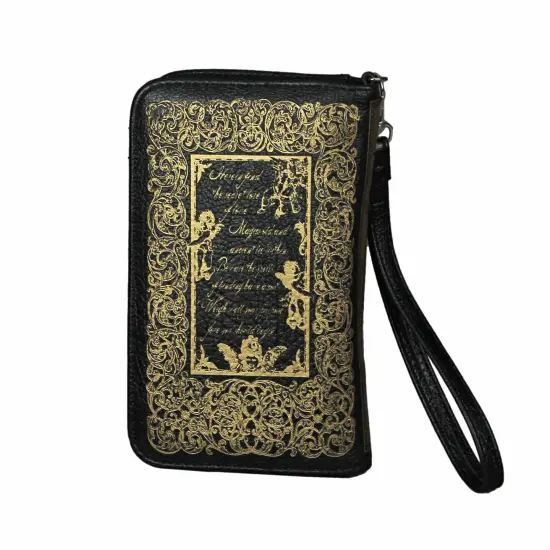 7 Inch Book Of Secrets Vinyl Detachable Strap Wrist Wallet ID Holder Organizer {3}
