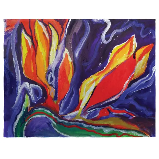 Betsy Drake Purple Paradise Place Mat Set of 4 {1}