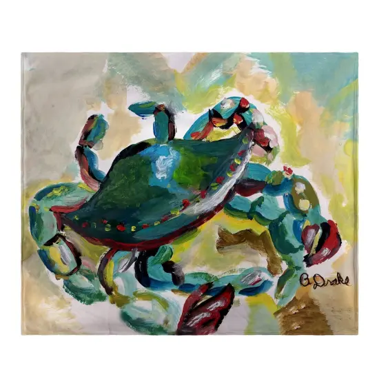 Betsy Drake Colorful Crab Throw Multicolor {1}