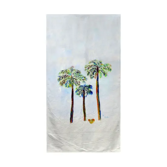 Betsy Drake Three Palms Beach Towel Multicolor {1}