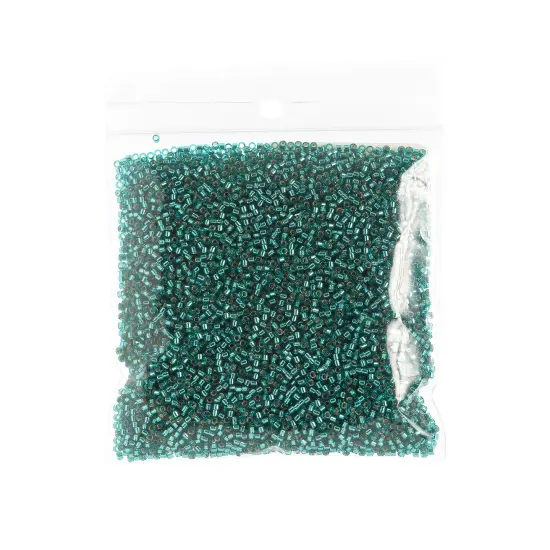 Miyuki Delica 50g Silver Lined Glass Beads, 11/0 TealCaribbean DB1208 {2}