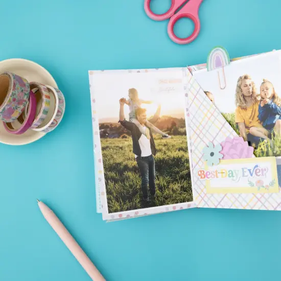 American Crafts Rainbow Avenue Washi Tape 12/Pkg-Rose Gold Foil {6}