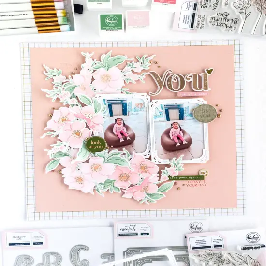 Pinkfresh Studio Stencils 4.25"X5.5" 5/Pkg-Nothing But The Best {5}