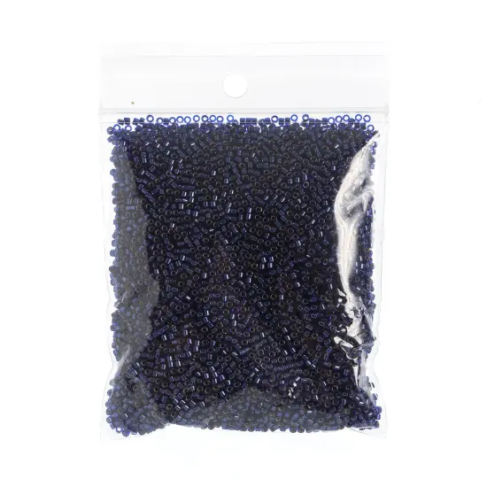 Miyuki Delica 50g Transparent Glass Beads, 11/0 Cobalt Blue DB0183 {2}