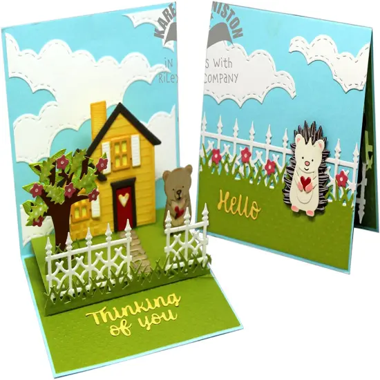 Karen Burniston Dies-House & Fence Pop-Up {2}