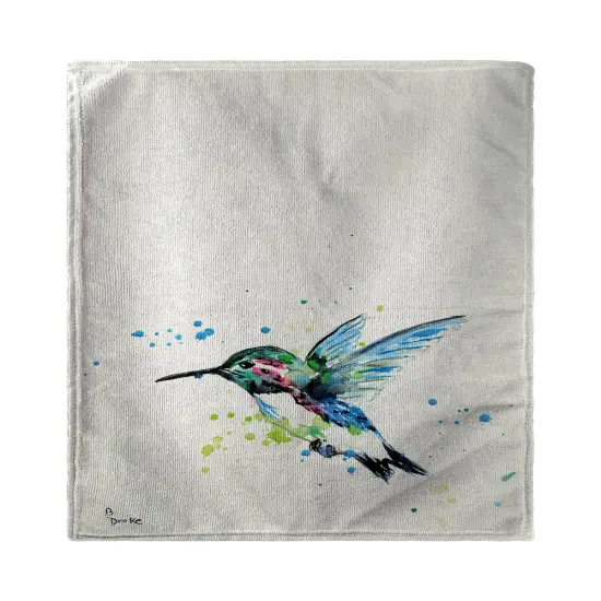 Betsy Drake Green Hummingbird Kitchen Towel {1}