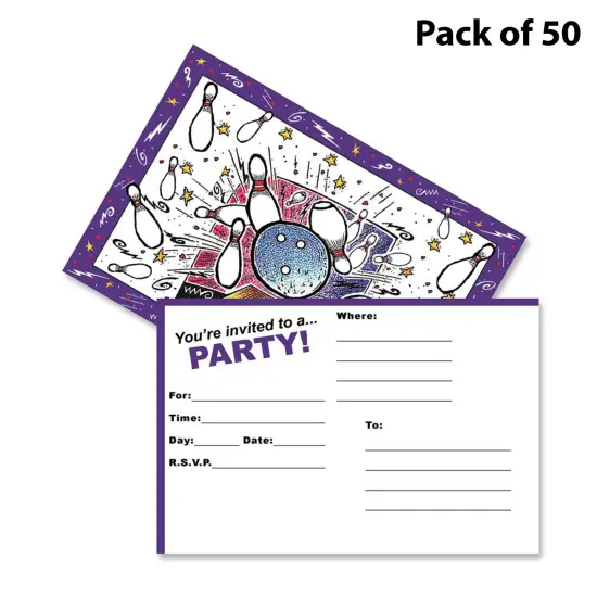 Party Postcard Invitations Smash Bowl | Plastic wrapped 4 inches by 6 inches | RAHEEV&reg; {1}