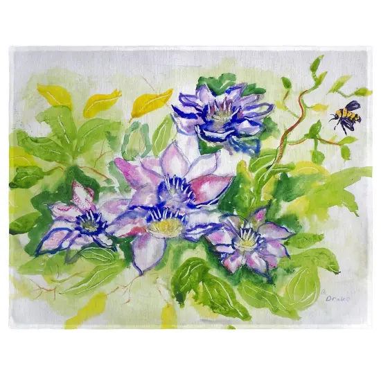 Betsy Drake Clematis Place Mat Set of 4 {1}