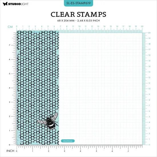 Studio Light Essentials Clear Stamps-Nr. 619, Hive Background {3}