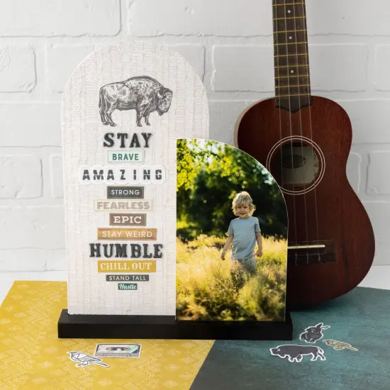 American Crafts Double-Sided Paper Pad 12"X12" 24/Pkg-Gold Foil, Cedar House {4}