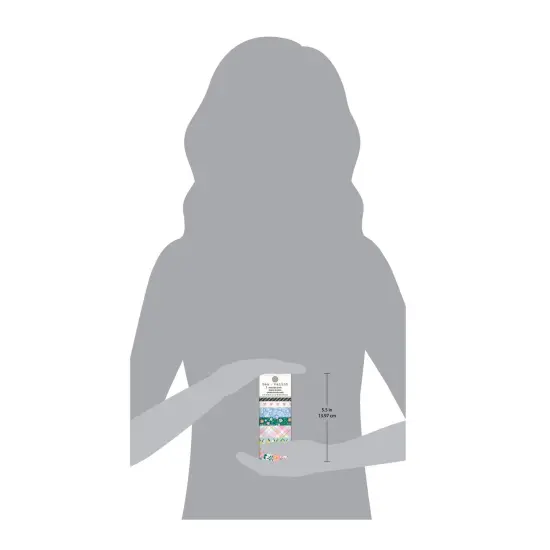 Pebbles Sunny Bloom Washi Tape-8/Pkg {3}