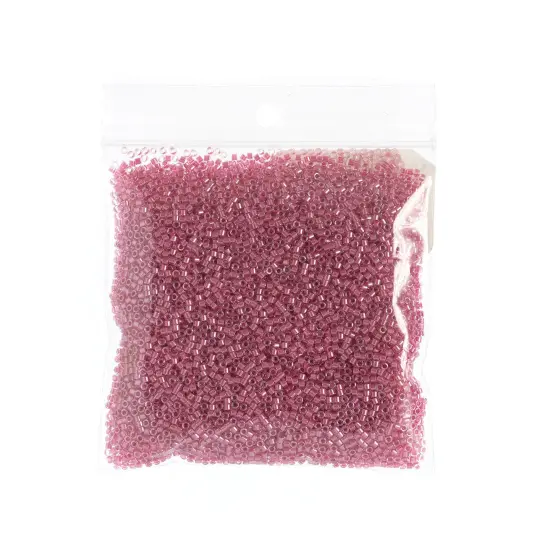 Miyuki Delica 50g Sparkle Lined Glass Beads, 11/0 Pink (DB0902) {2}