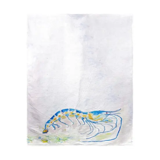 Betsy Drake Blue Shrimp Beach Towel Multicolor {1}