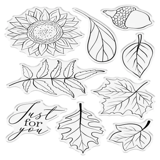 Crafter's Companion Inking and Stamping Clear Acrylic Stamp-Just For You {2}