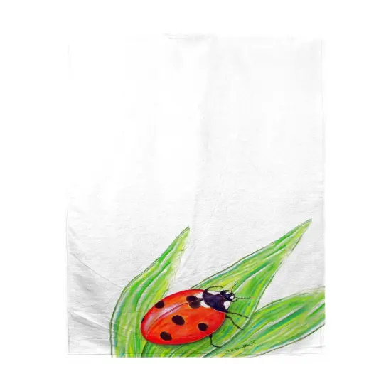 Betsy Drake Lady Bug Beach Towel Multicolor {1}