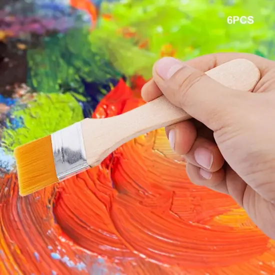 6x Painting Brushes Set for Painting, Wall Painting {3}