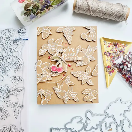 Pinkfresh Studio Die Set-Fruitalicious {4}