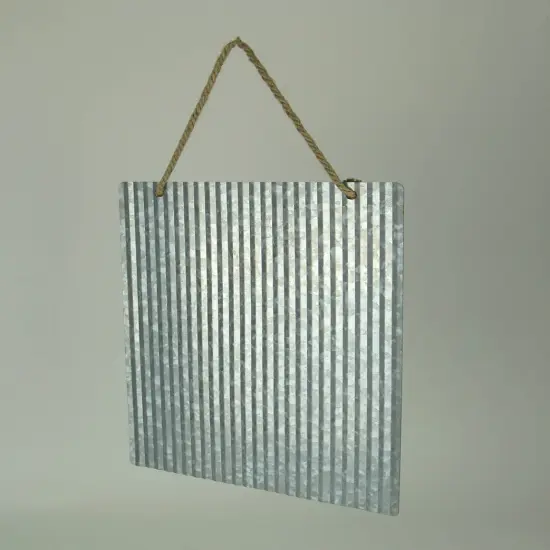 Ribbed Texture Galvanized Metal Octopus and Crab Art Wall Hanging Set {4}