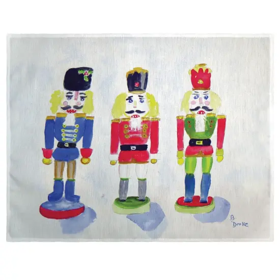 Betsy Drake Nut Crackers Place Mat Set of 4 {1}