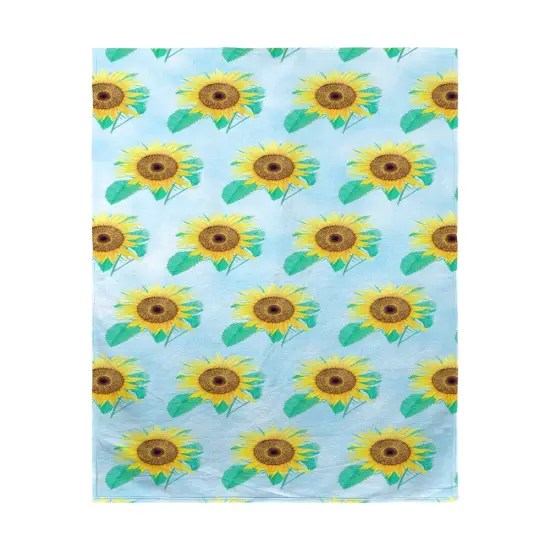 Betsy Drake Sunflower Tiled Beach Towel Multicolor {1}