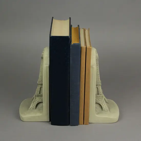 Historical Wonders Collection Eiffel Tower Bookends Art {3}