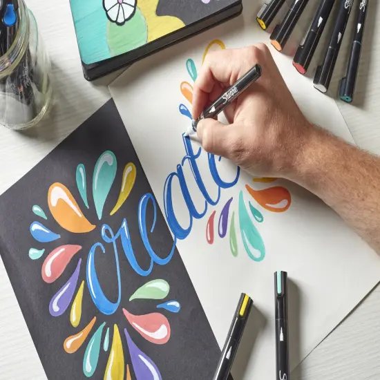 Sharpie Creative Bullet Tip Markers 12/Pkg-Assorted {4}