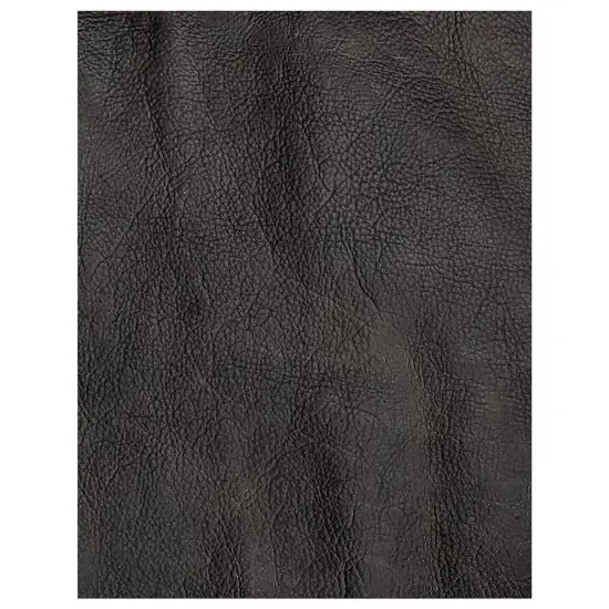 Realeather(R) Crafts Leather Trim Piece 8.5"X11"-Grizzly Black {2}